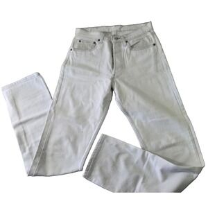 Vintage Levi's 501 0657 31x36 Faded Grey Jeans 80s Made in USA Fit 30 x 36